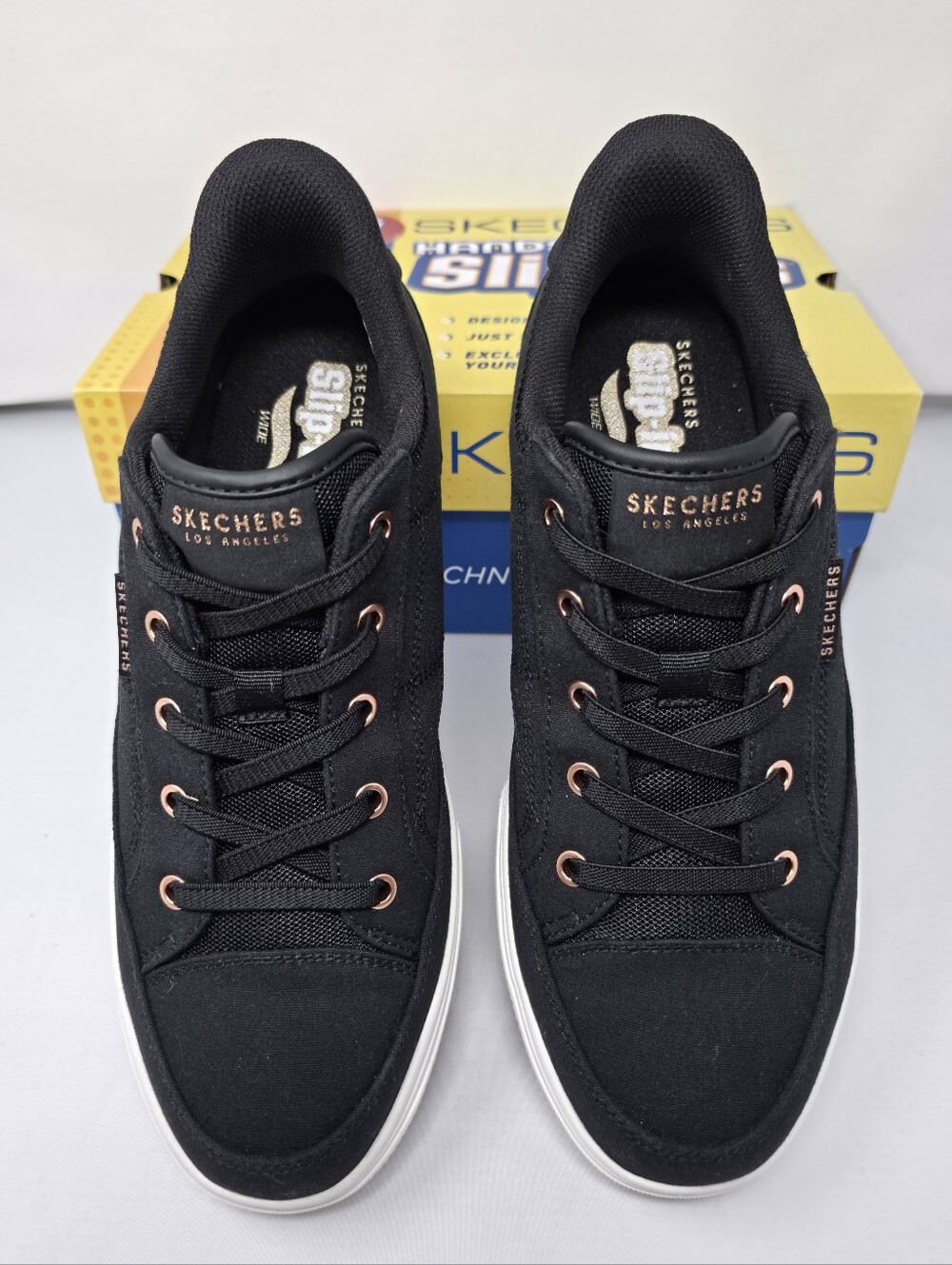 NWT Skechers Slip-ins: Arch Fit Arcade - See Ya There Size 10W Black Wide